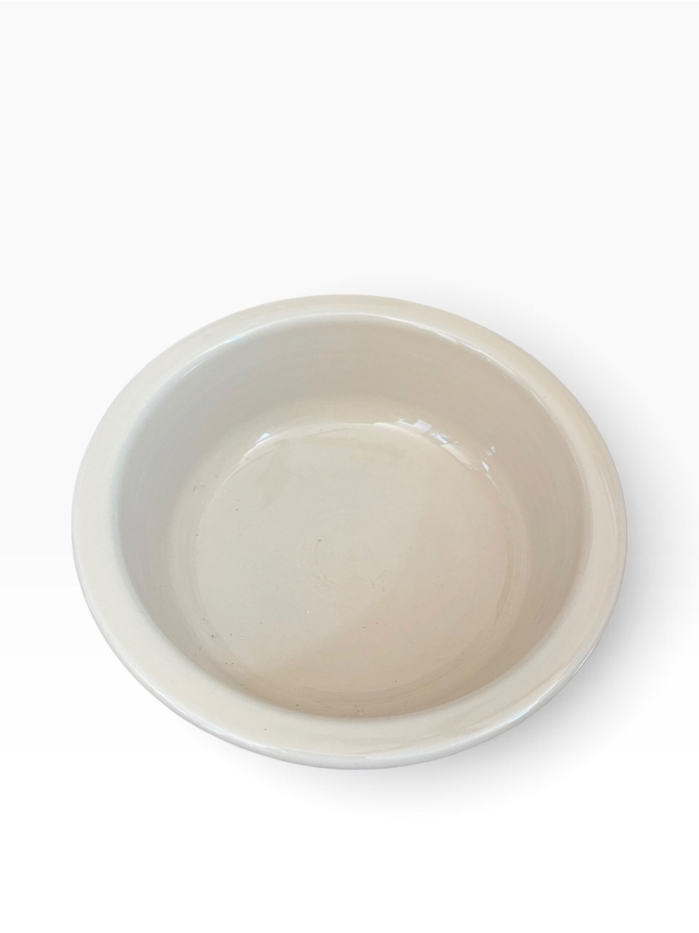 Fiesta Classic Rim Extra Large Cream Serving Bowl 2.5 Quarts Homer Laughlin XXA